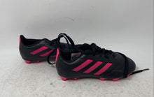 Load image into Gallery viewer, Adidas Unisex Kids Goletto VIII FG GX6907 Black Pink Soccer Cleats Size 13.5K
