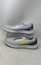 Load image into Gallery viewer, Under Armour Mens Charged Rogue 4 Gray Yellow Sneaker Shoes Size 10.5 No Insole