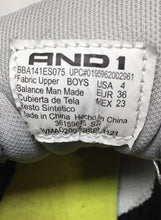 Load image into Gallery viewer, AND1 Kids Boys Blindside 2.0 BBA141ES075 Gray Black Basketball Sneakers Size 4