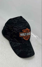 Load image into Gallery viewer, Harley-Davidson Mens Orange And Black Enflame Bar & Shield Baseball Cap Size L