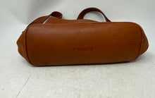 Load image into Gallery viewer, M. London Womens Brown Leather Inner Pockets Travel Shoulder Handbag