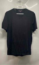 Load image into Gallery viewer, Michael Kors Mens Black Cotton V-Neck Short Sleeve Pullover T-Shirt Size M