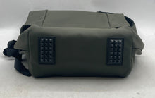 Load image into Gallery viewer, Pilatus Mens XRF Green Rubber Adjustable Strap Roll-Top Travel Backpack