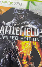 Load image into Gallery viewer, EA Sports Xbox 360 Battlefield 3 Limited Edition Video Game In Case Not Tested