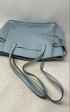 Load image into Gallery viewer, Nanette Lepore Womens Light Blue Inner Pockets Double Handle Shoulder Bag