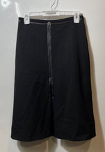 Load image into Gallery viewer, Absolu Confort Paris Womens Black Back Zipper Midi A-Line Skirt Size 42