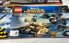Load image into Gallery viewer, Lot Of 6 Pcs Assorted Lego Super Heroes Mixed Instruction Manuals For Age 3+