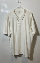 Load image into Gallery viewer, Calvin Klein Mens White Cotton Short Sleeve Collared Button Polo Shirt Size XXL