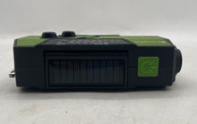 Load image into Gallery viewer, Running Snail Black Green Emergency Radio Solar Crank Radio & Light Not Tested