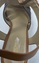 Load image into Gallery viewer, Michael kors Womens Berkley Brown Wedge Platform Espadrille Sandals Size 7M