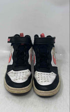 Load image into Gallery viewer, Nike Kids Court Borough Mid 2 White Black Pink Leather Sneakers Shoes Size 1.5Y