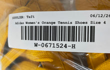 Load image into Gallery viewer, Adidas Mens Superstar S41808 Orange Leather Lace-Up Low Top Tennis Shoes Size 4