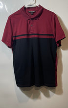 Load image into Gallery viewer, Michael Kors Mens Wine Short Sleeve Collared Polo Shirts Size Medium