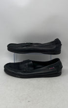 Load image into Gallery viewer, Sebago Mens Black Leather Slip-On Round Toe Penny Loafer Shoes Size 13M