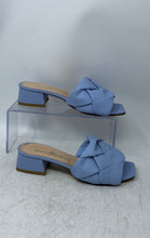 Load image into Gallery viewer, Michele Lopriore Womens Light Blue Open Toe Slip-On Slide Sandals Size 35