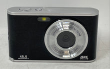 Load image into Gallery viewer, Model DC306 Black 4K Ultra HD 48.0 MP 16x Powerful Zoom Digital Camera Untested