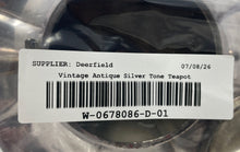 Load image into Gallery viewer, Vintage Antique Silver-Tone Scalloped Edges And Pedestal Base Lidded Teapot
