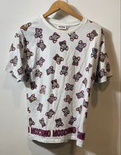 Load image into Gallery viewer, Authentic Moschino Kids White Multicolor Teddy Bear Print T-Shirt Size 14