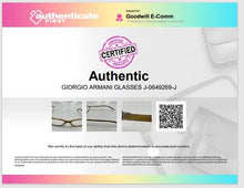 Load image into Gallery viewer, Authentic Giorgio Armani Women's Brown Stripe Glasses