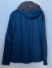 Load image into Gallery viewer, DK Little Donkey Andy Womens Blue Hooded Full-Zip Rain Jacket Size Large