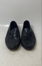 Load image into Gallery viewer, Laurent Effel Mens Black Leather Moc Toe Slip-On Penny Loafer Shoes Size EUR 39