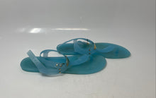 Load image into Gallery viewer, Michael Kors Womens Blue Beach Jelly Open Toe Flat Thong Sandals Size 9