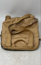 Load image into Gallery viewer, American Leather Co. Womens Light Brown Leather Adjustable Strap Zipper Backpack