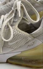 Load image into Gallery viewer, Nike Boys Air Max 270 943345-103 White Lace-Up Low Top Sneaker Shoes Size 5Y