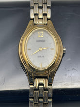 Load image into Gallery viewer, Seiko Women's V114-0AA0 Gold -Tone Solar Watch (NCL)
