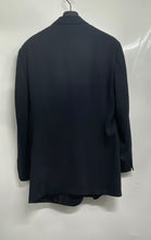 Load image into Gallery viewer, Donna Karan Mens Black Long Sleeve Notch Lapel One-Button Blazer Size 44