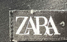 Load image into Gallery viewer, Zara Womens Black Pleated Slash Pocket Straight Leg Dress Pants Size Small