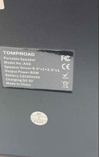 Load image into Gallery viewer, Tomproad Model A55 Black 12000mAh DC 5V 80W Portable Speaker Not Tested