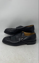 Load image into Gallery viewer, Johnston & Murphy Mens Black Leather Buckle Monk Strap Dress Shoes Size 11D