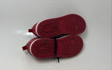 Load image into Gallery viewer, Nike Kids Air Jordan 1 Mid Red Black White Lace-Up Sneaker Shoes Size 3Y