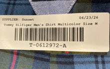 Load image into Gallery viewer, Tommy Hilfiger Mens Multicolor Plaid Classic Fit Flannel Button-Up Shirt Size M