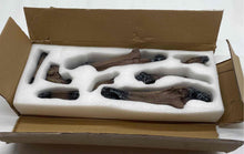 Load image into Gallery viewer, Lot Of 8 Pcs Resin Wooden Home Decor Brown Logs In Open Box
