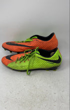 Load image into Gallery viewer, Nike Mens Hypervenom Phelon III 852556-308 Green Orange Soccer Cleats Size 12