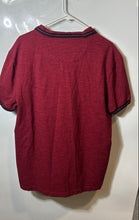 Load image into Gallery viewer, Guess Mens Dark Red Cotton Blend Short Sleeve Spread Collar Polo Shirt Size XL