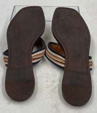 Load image into Gallery viewer, Authentic Tory Burch Womens Beige Slip-On Flat Thong Sandals Size 10M Damaged