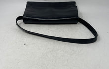 Load image into Gallery viewer, Francesco Biasia Womens Black Inner Pockets Flap Shoulder Handbag