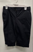 Load image into Gallery viewer, Banana Republic Womens Black Martin Fit Stretch Flat Front Capri Pants Size 4