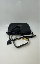 Load image into Gallery viewer, Michael Kors Womens Bedford Black Pebbled Leather Flap Crossbody Bag With Tag