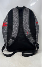 Load image into Gallery viewer, Nike Mens Air Jordan Patrol Gray & Black Printed Adjustable Strap Lined Backpack