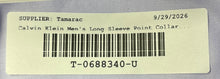 Load image into Gallery viewer, Calvin Klein Mens Light Purple Long Sleeve Collared Dress Shirt Size 17.5 34/35