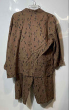 Load image into Gallery viewer, Chico's Design Womens Brown Calligraphy Print 2 Piece Outfit Set Size 3