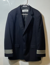 Load image into Gallery viewer, Murphy & Hartelius Mens Black Notch Lapel Long Sleeve Blazer Jacket Size 46R