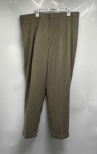 Load image into Gallery viewer, Perry Ellis Mens Brown Pleated Front Straight-Leg Dress Pants Size 40x30
