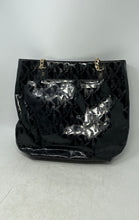 Load image into Gallery viewer, Michael Kors Womens Black Leather Signature Print Inner Pocket Shoulder Handbag