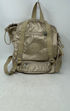 Load image into Gallery viewer, Kipling Womens Gold Inner Pockets Adjustable Strap Top Handle Shoulder Backpack
