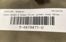 Load image into Gallery viewer, Guess Mens Green Olive Long Sleeve Zipper Utility Jacket Size SP